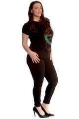 Oriental Dragon Stud T-Shirt