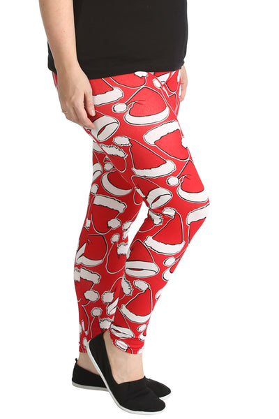 7115 Santa Hat Leggings