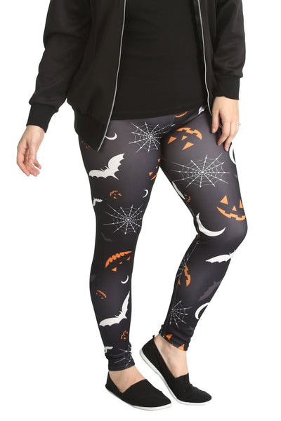 7130 Halloween Print Leggings