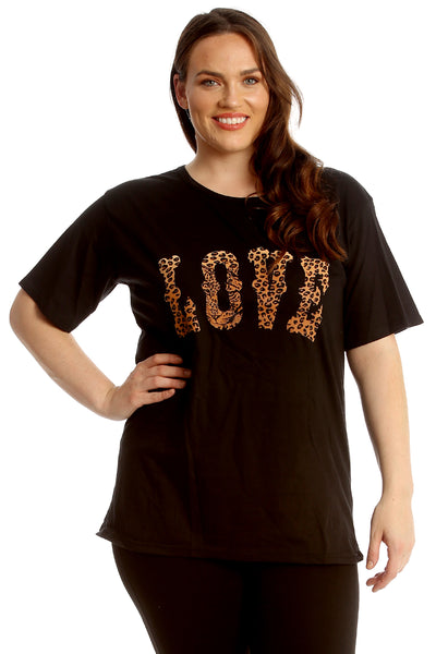 Love Print T-Shirt