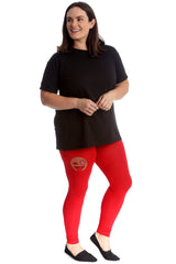 7214 Emoji Stud Full Length Leggings