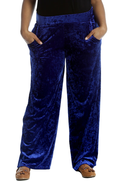 6087 Plain Velvet Trousers